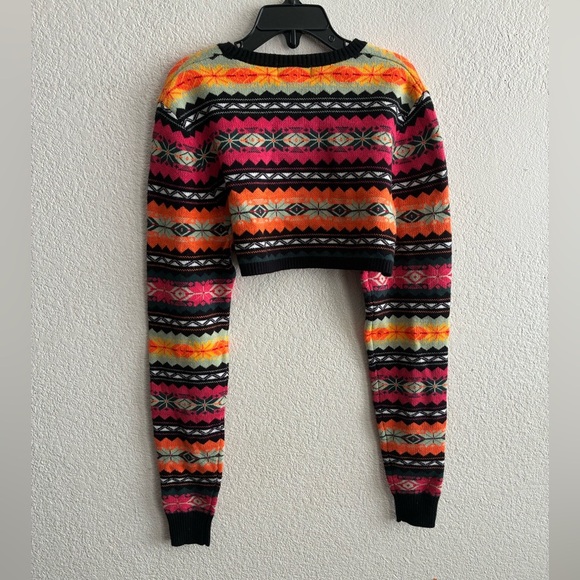 🆕Maeve Anthropologie Shrug Cropped Sweater Vibrant Color Women's Sweater XXS🆕 - Picture 5 of 16